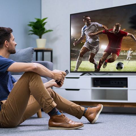50인치 4K TV 사용 예시