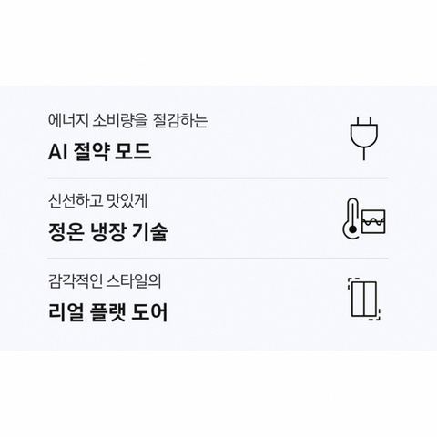 삼성 비스포크 852L 2도어 냉장고 RS84DB5002CW 리뷰