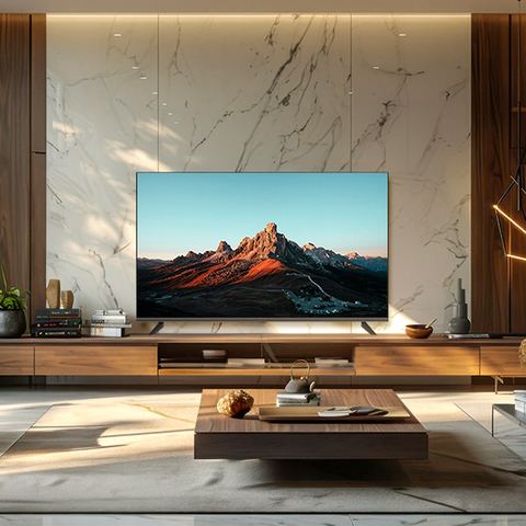 아바 스마트 PRO 55인치 구글TV 받침대와 거치