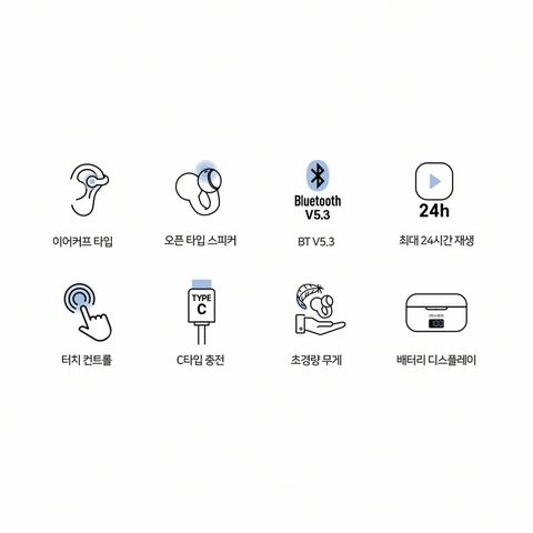 아이리버 ITW-C1 이어커프 이어폰 버튼과 단자