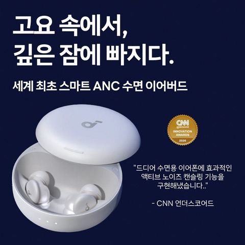 앤커 사운드코어 D1301 수면 이어폰 받침대와 거치