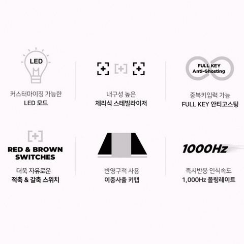 에이투 AG0302 적축 키보드 상세 사진
