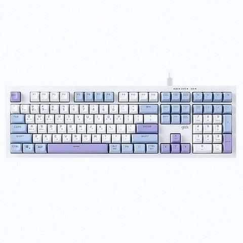지클릭커 OPK50 무소음 키보드 화면 표시