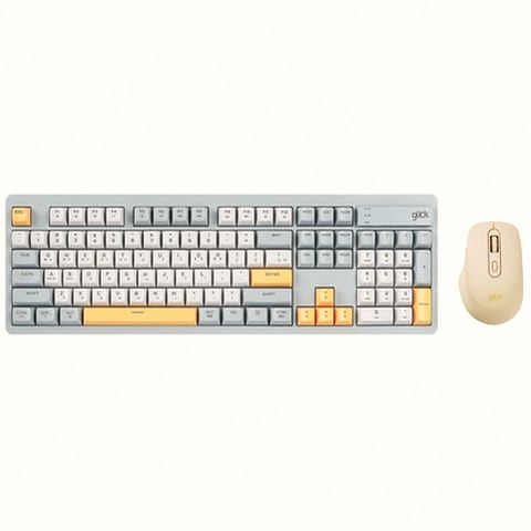 지클릭커 WMK529 무소음 키보드 마우스세트 디자인