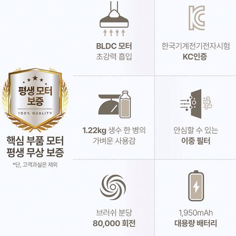 차이슨 BLDC 무선 핸디 스틱 청소기 slim X 상세 사진