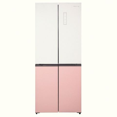 쿠잉전자 글램 글라스 418L 냉장고 MD405GWP 제품 이미지